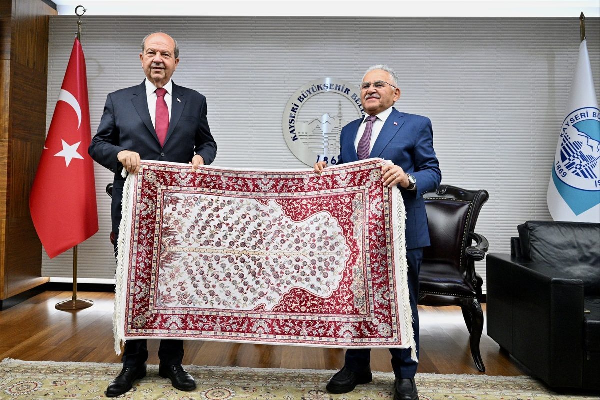 KKTC’nin 5. Cumhurbaşkanı Ersin Tatar, Kayseri’de ziyaretlerde bulundu