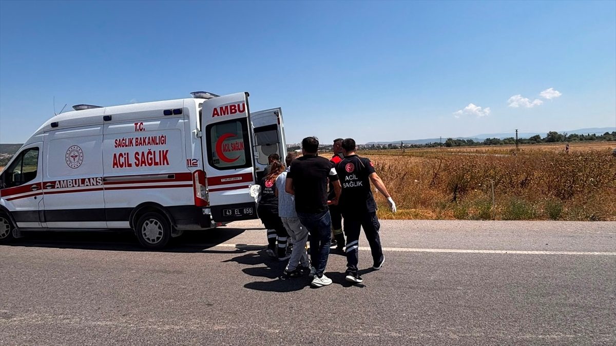Kütahya’da iki otomobilin çarpıştığı kazada 1 kişi öldü, 5 kişi yaralandı