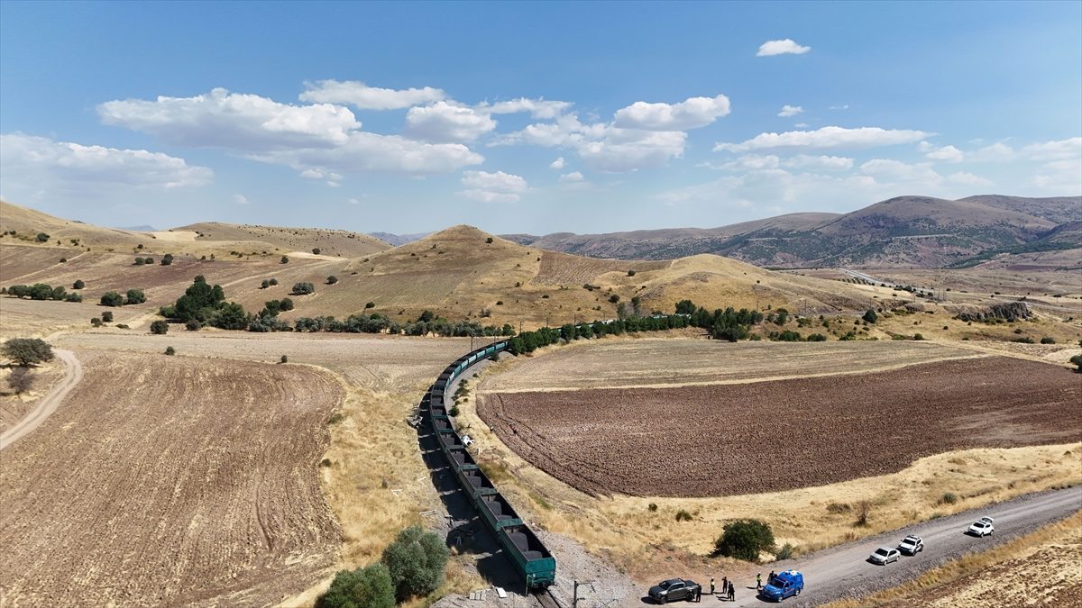 Malatya’da yük treninin kamyona çarpması sonucu 1 kişi yaralandı