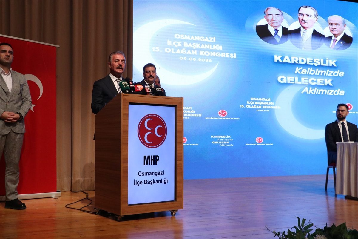 MHP Genel Sekreteri Büyükataman Bursa’da konuştu: