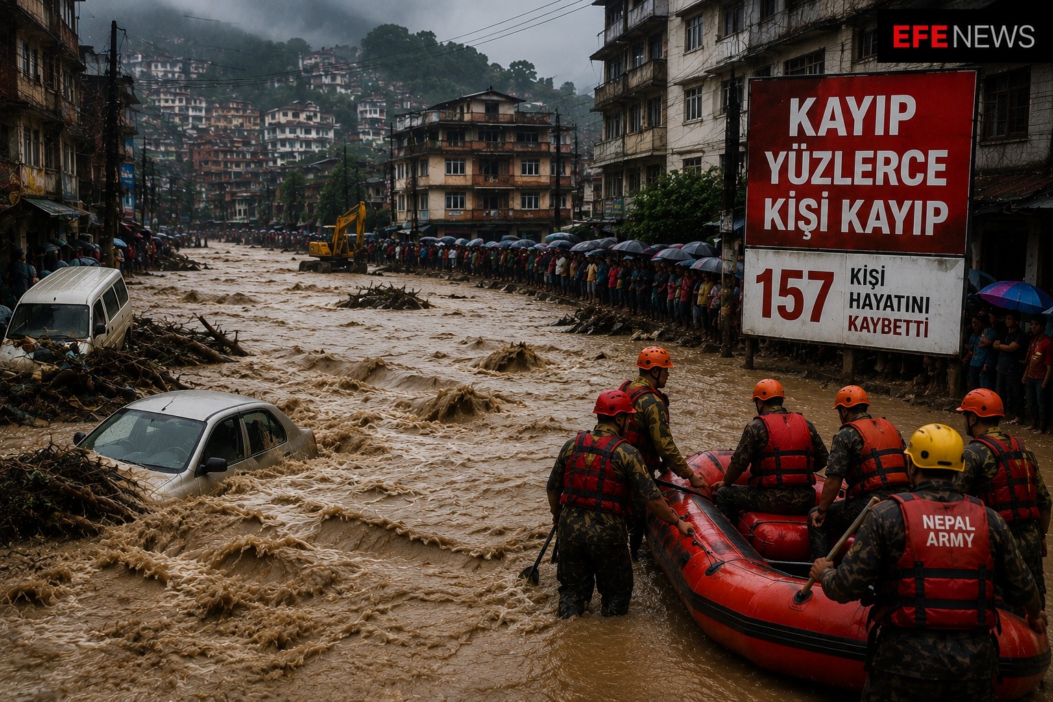 Nepal’de Sel Felaketi: 157 Kişi Hayatını Kaybetti, Yüzlerce Kişi Kayıp