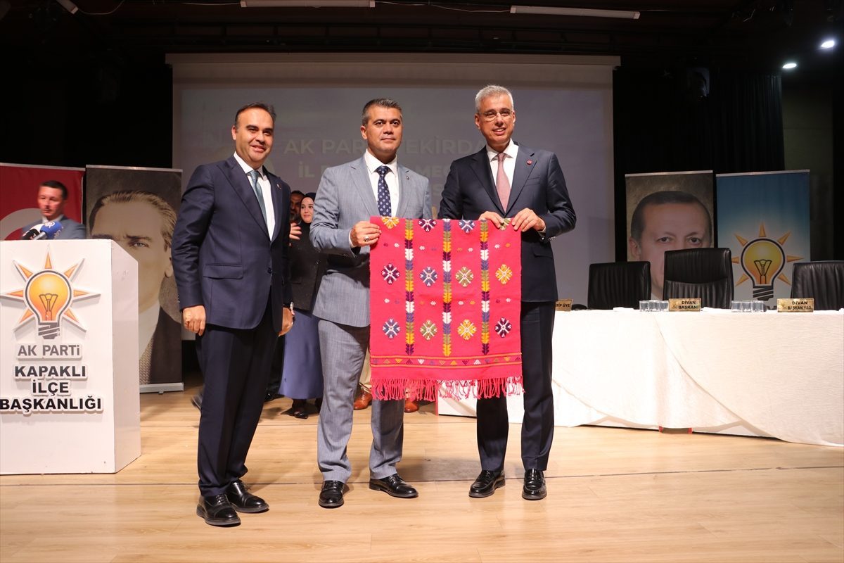 Sağlık Bakanı Memişoğlu, Tekirdağ’da AK Parti İl Danışma Meclisi Toplantısı’nda konuştu:
